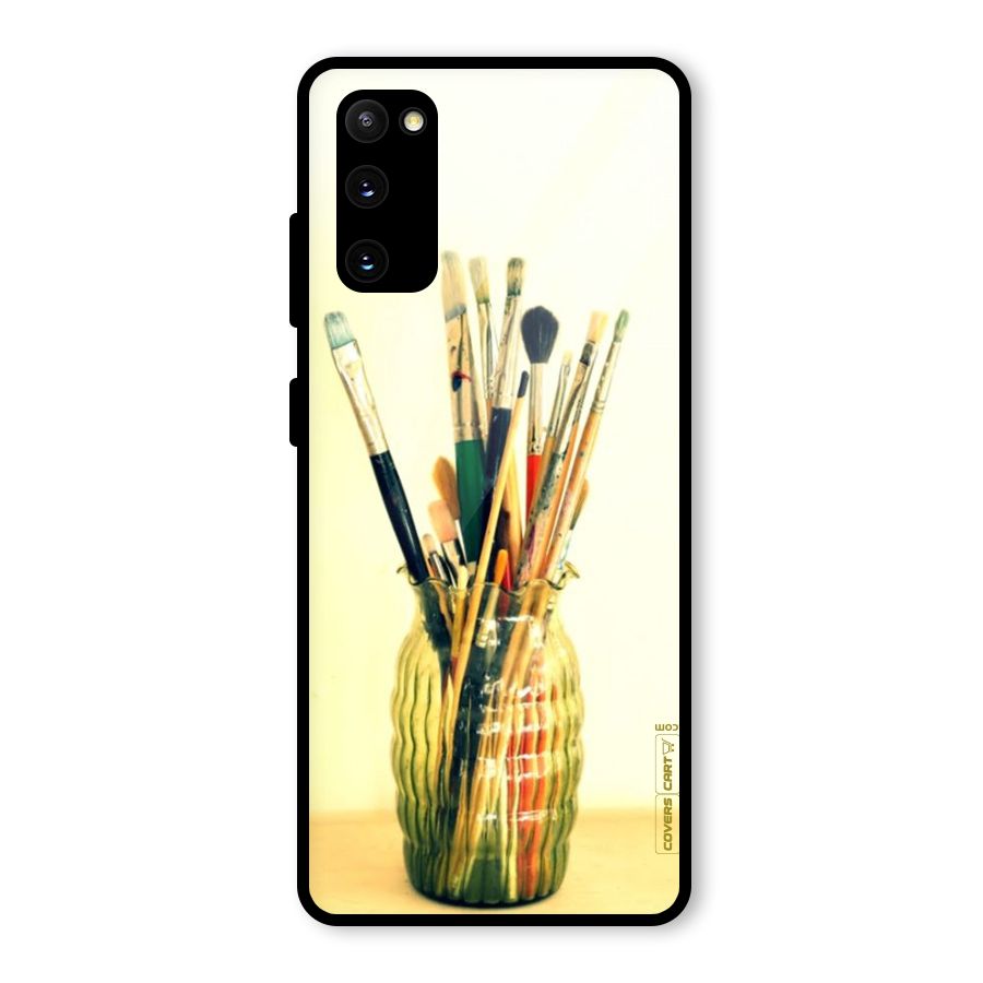 Paint Vass Glass Back Case for Galaxy S20 FE 5G