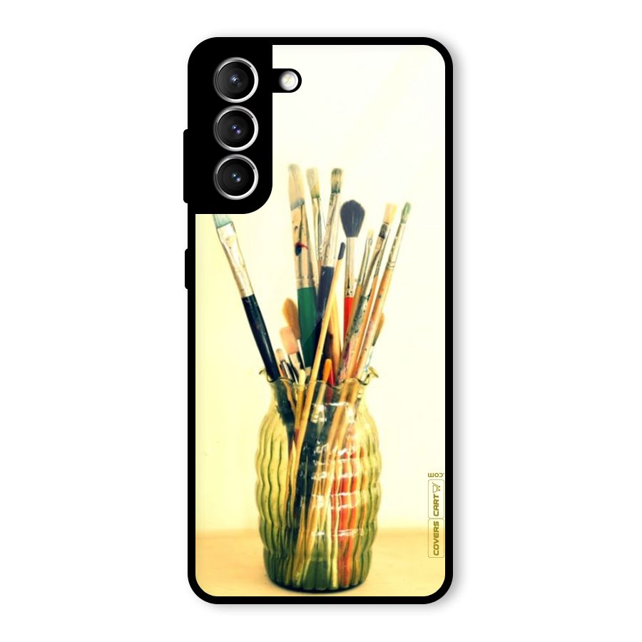 Paint Vass Glass Back Case for Galaxy S21 5G