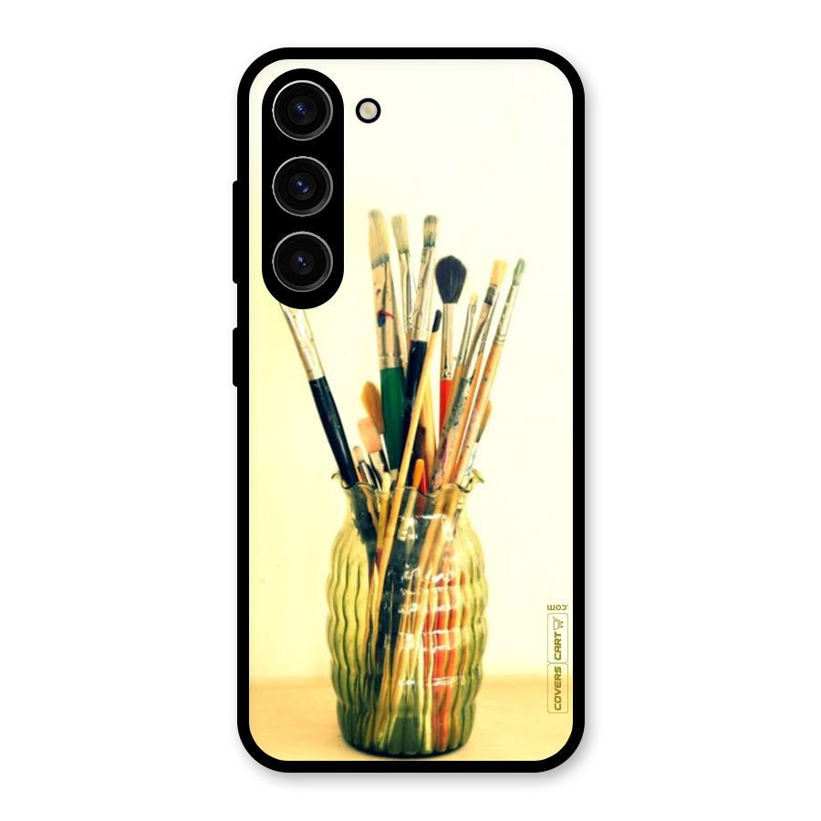 Paint Vass Glass Back Case for Galaxy S23