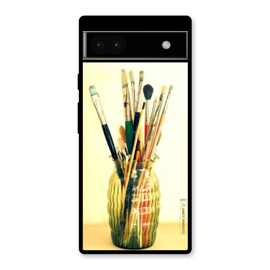 Paint Vass Glass Back Case for Google Pixel 6a
