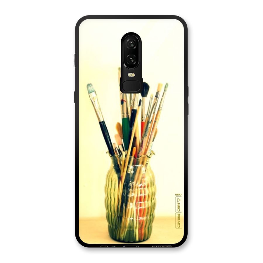 Paint Vass Glass Back Case for OnePlus 6