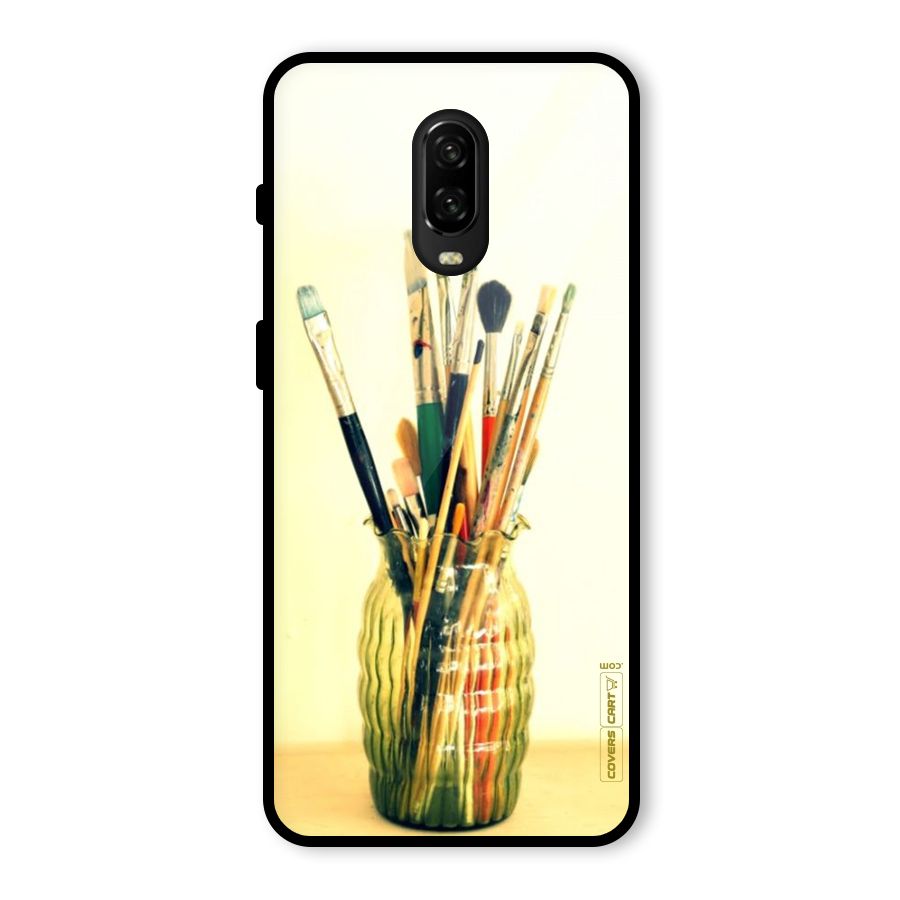 Paint Vass Glass Back Case for OnePlus 6T