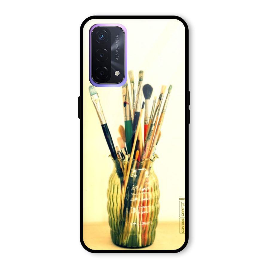 Paint Vass Glass Back Case for Oppo A74 5G