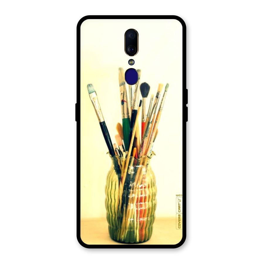 Paint Vass Glass Back Case for Oppo F11