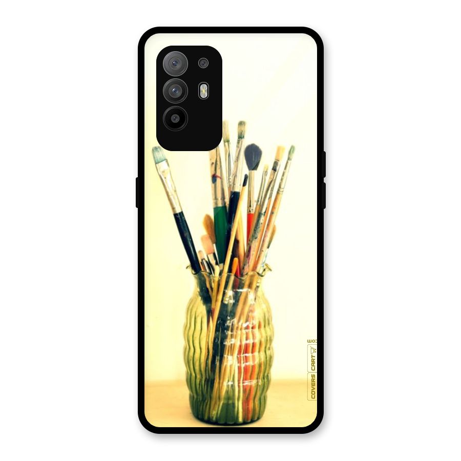 Paint Vass Glass Back Case for Oppo F19 Pro Plus 5G