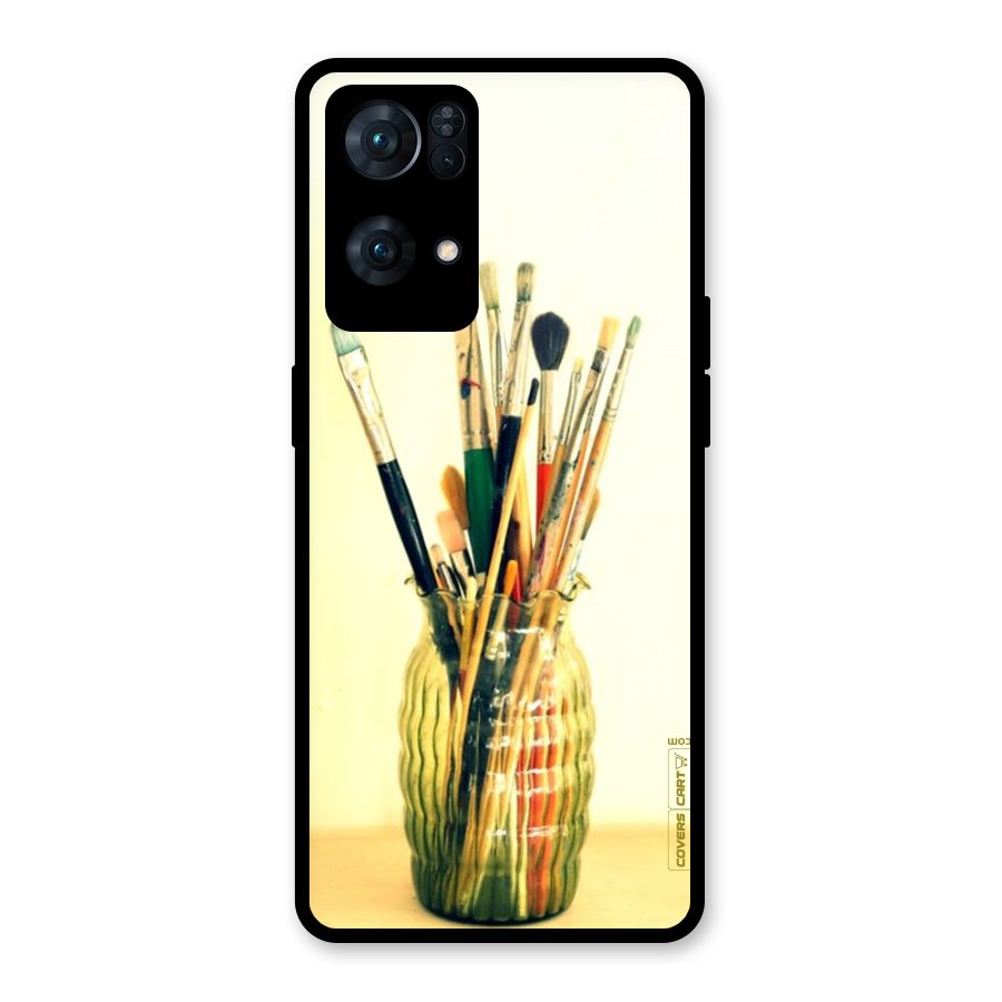 Paint Vass Glass Back Case for Oppo Reno7 Pro 5G