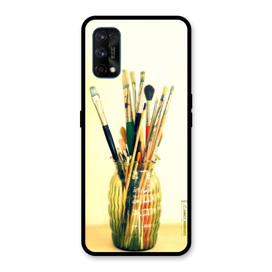 Paint Vass Glass Back Case for Realme 7 Pro