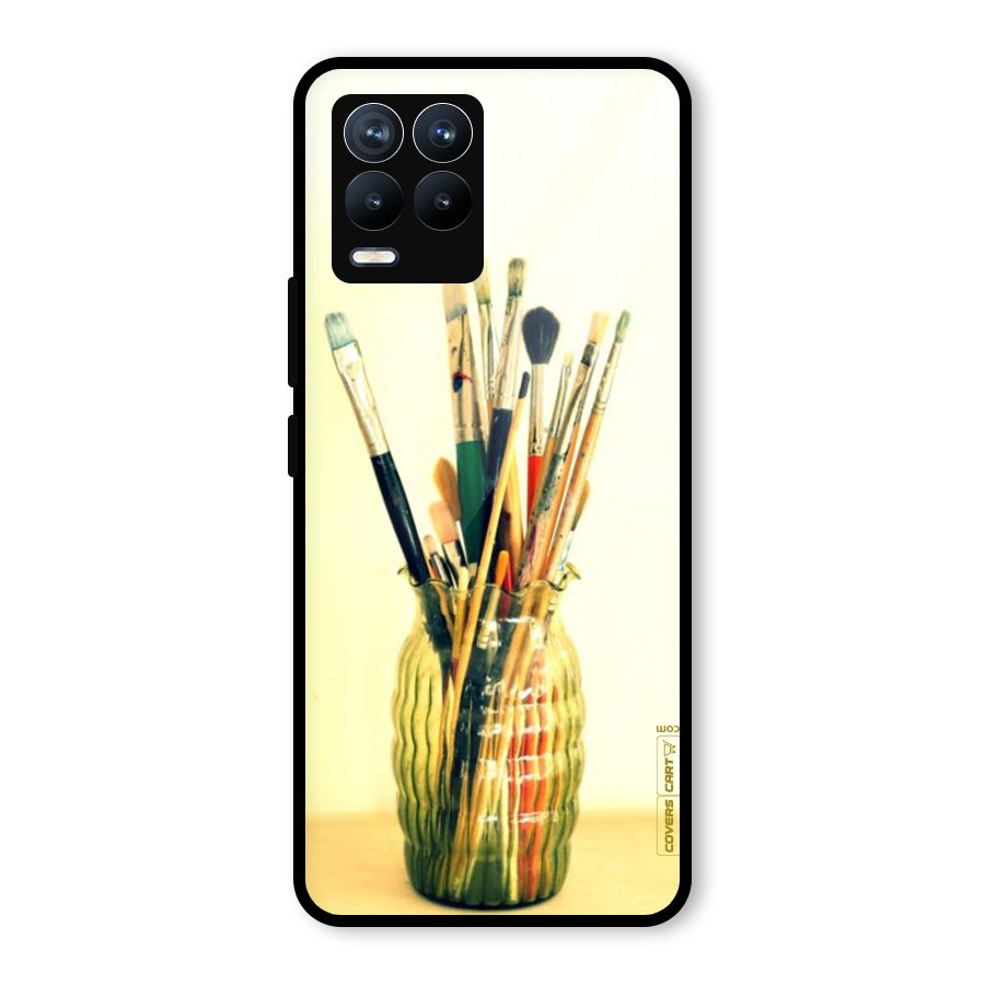 Paint Vass Glass Back Case for Realme 8