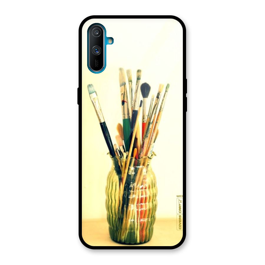 Paint Vass Glass Back Case for Realme C3