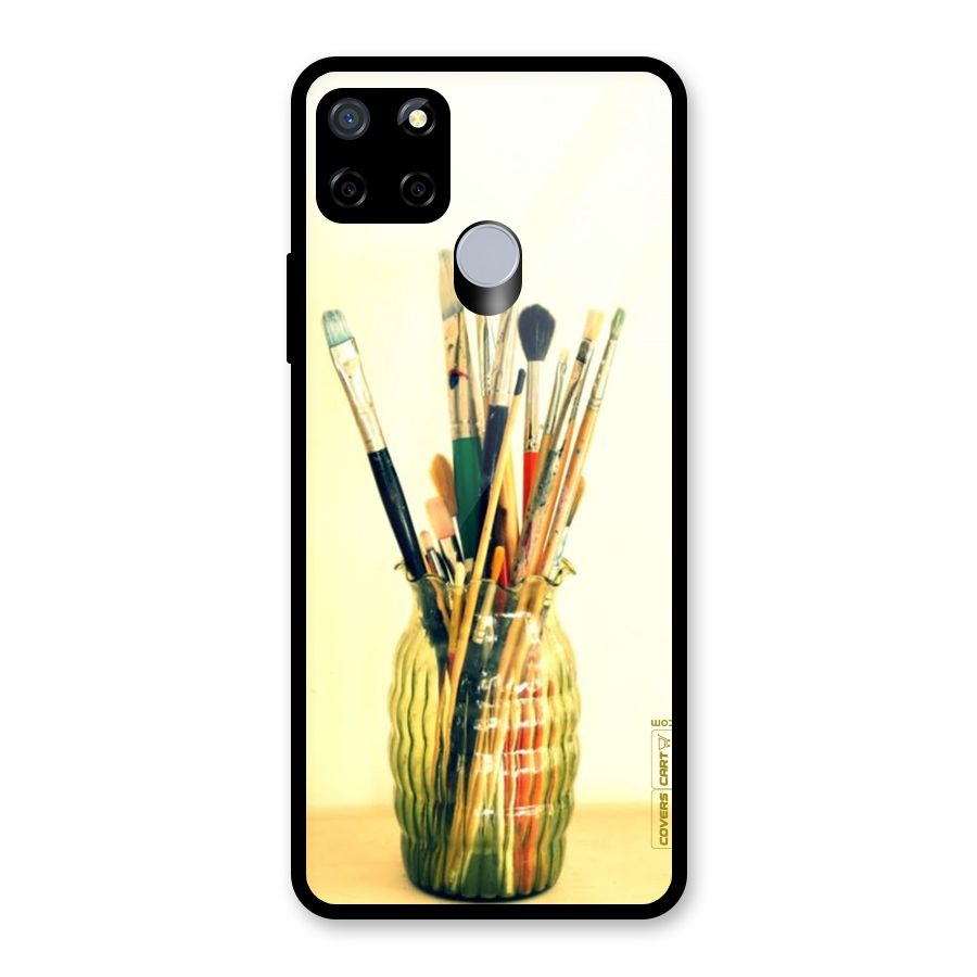 Paint Vass Glass Back Case for Realme Narzo 20