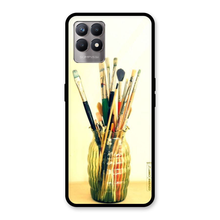 Paint Vass Glass Back Case for Realme Narzo 50