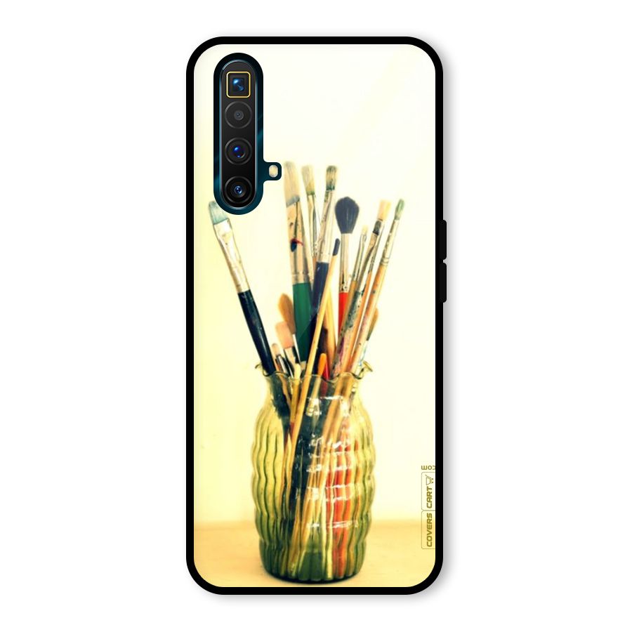 Paint Vass Glass Back Case for Realme X3