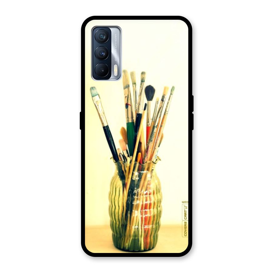 Paint Vass Glass Back Case for Realme X7