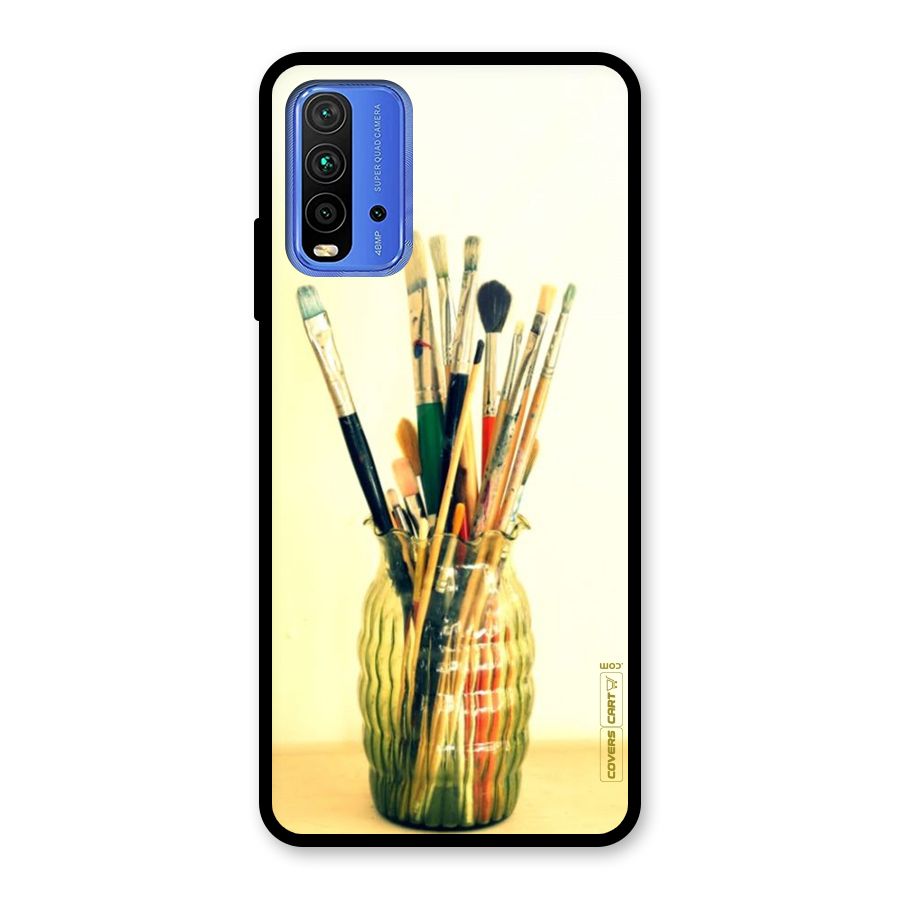Paint Vass Glass Back Case for Redmi 9 Power