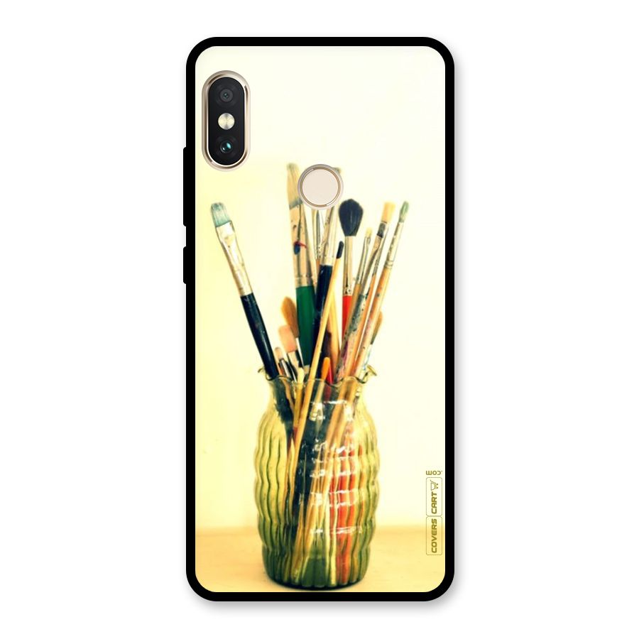 Paint Vass Glass Back Case for Redmi Note 5 Pro