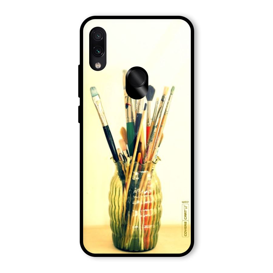 Paint Vass Glass Back Case for Redmi Note 7S