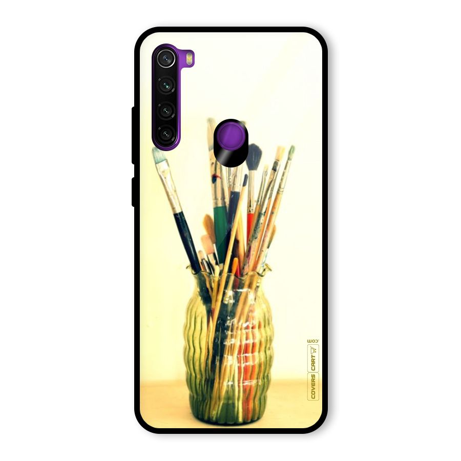 Paint Vass Glass Back Case for Redmi Note 8