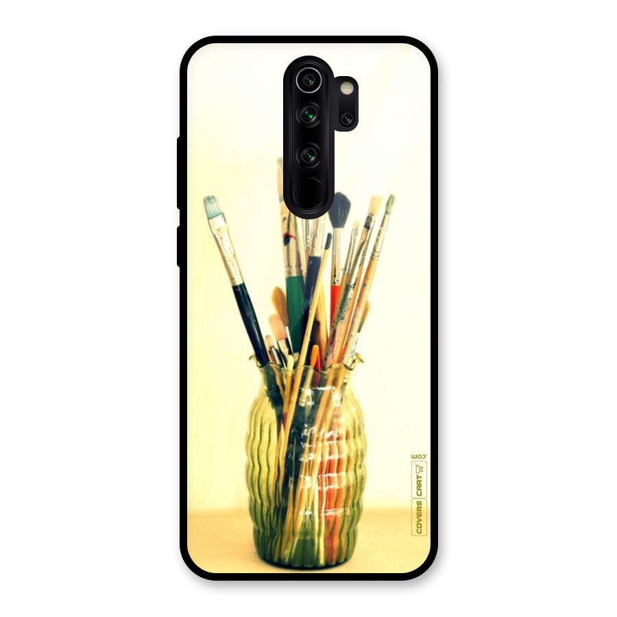 Paint Vass Glass Back Case for Redmi Note 8 Pro