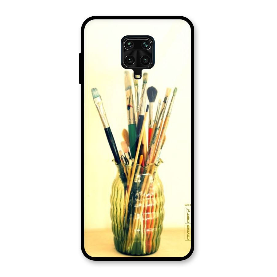 Paint Vass Glass Back Case for Redmi Note 9 Pro