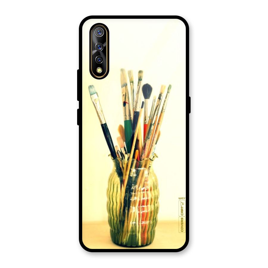 Paint Vass Glass Back Case for Vivo S1