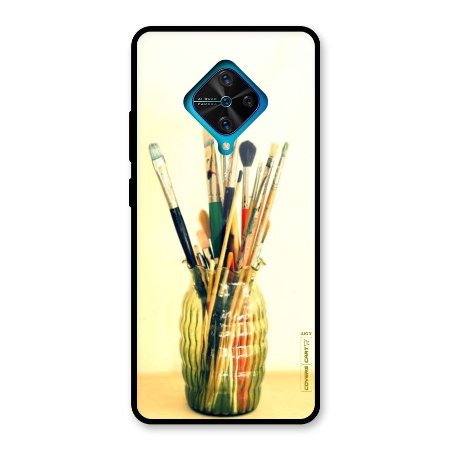 Paint Vass Glass Back Case for Vivo S1 Pro