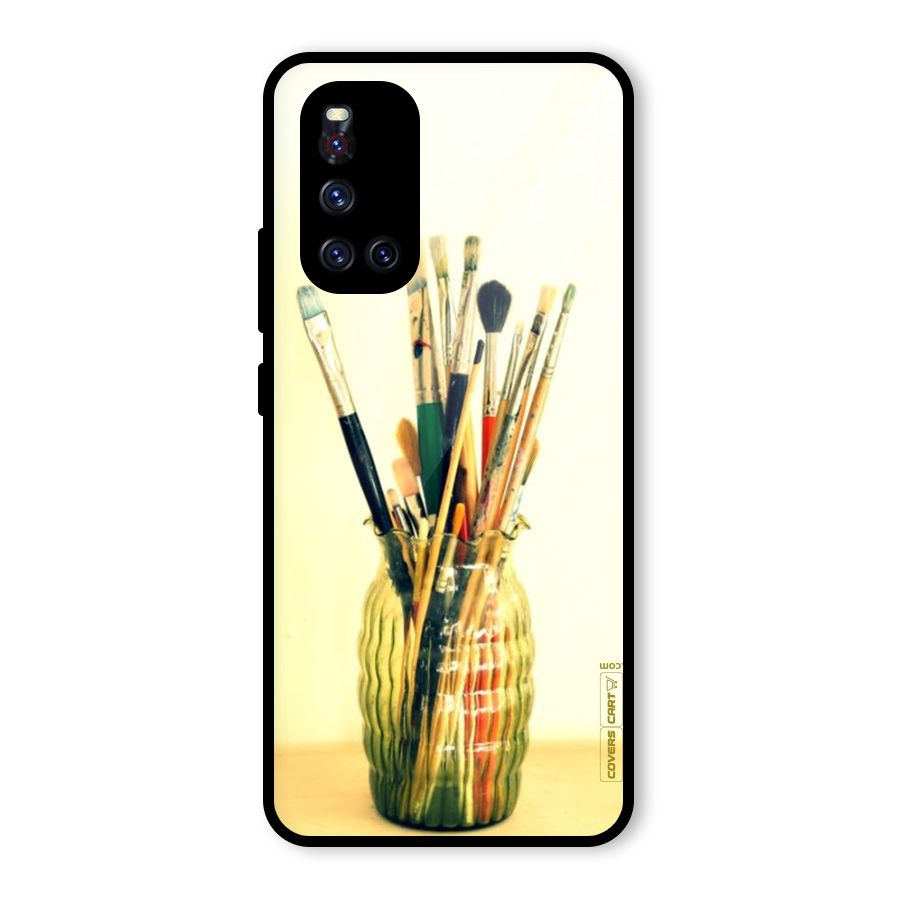 Paint Vass Glass Back Case for Vivo V19