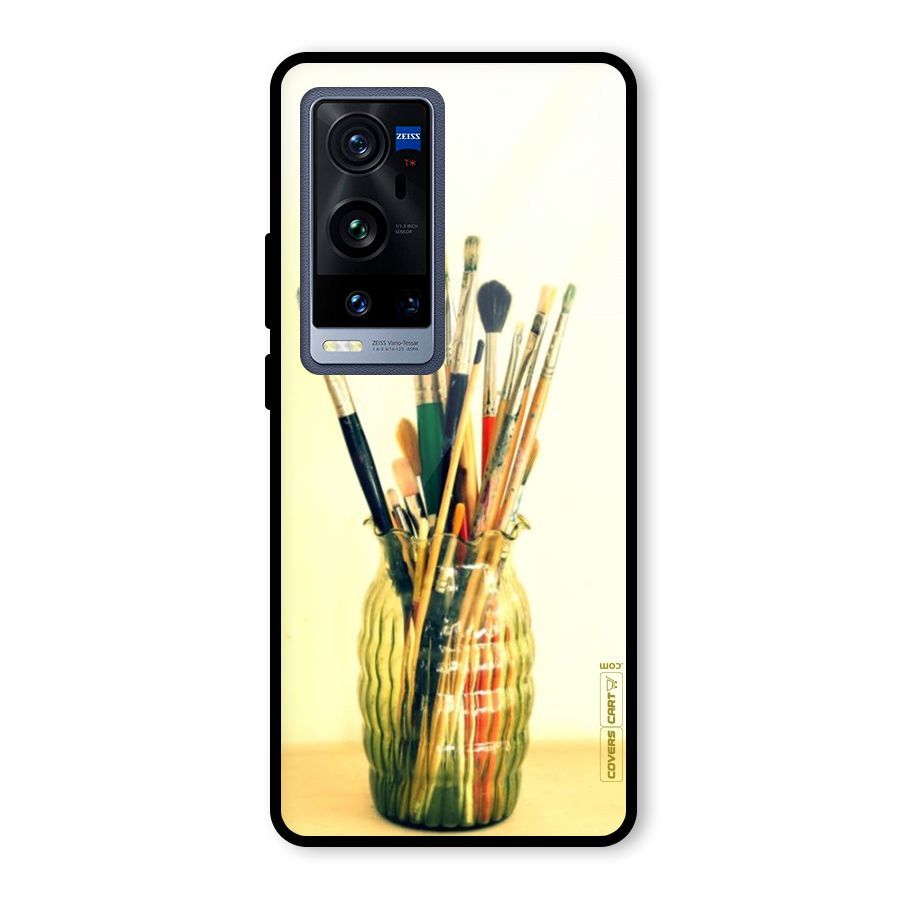 Paint Vass Glass Back Case for Vivo X60 Pro Plus