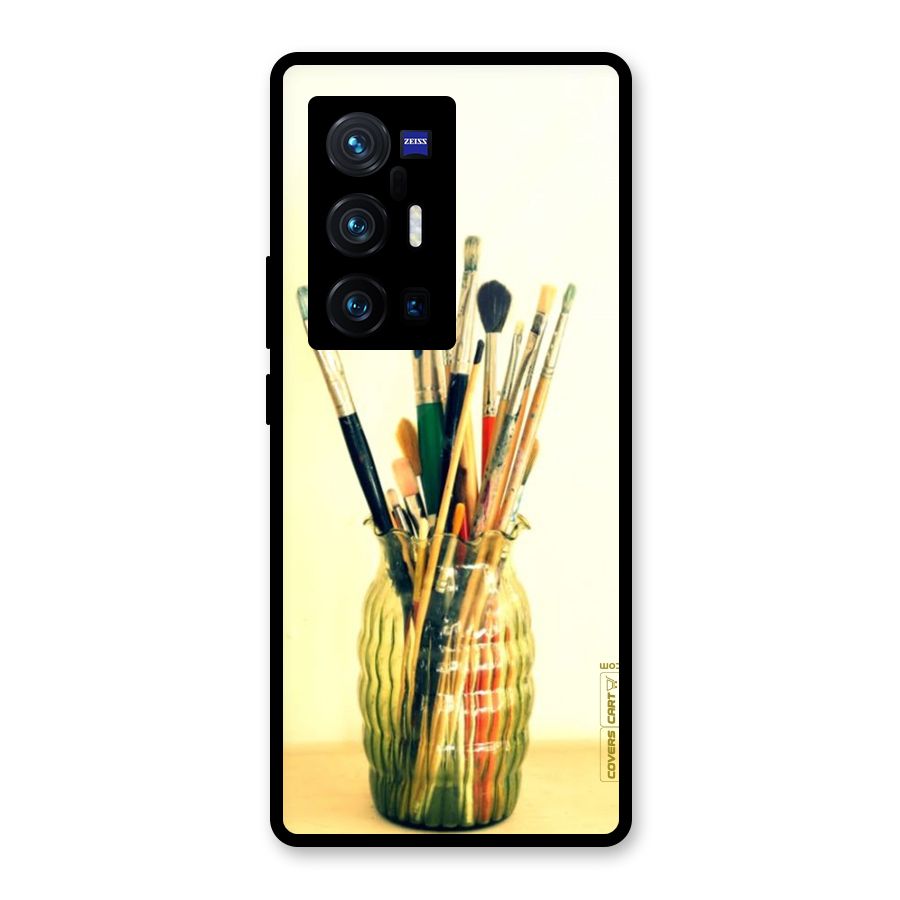 Paint Vass Glass Back Case for Vivo X70 Pro Plus