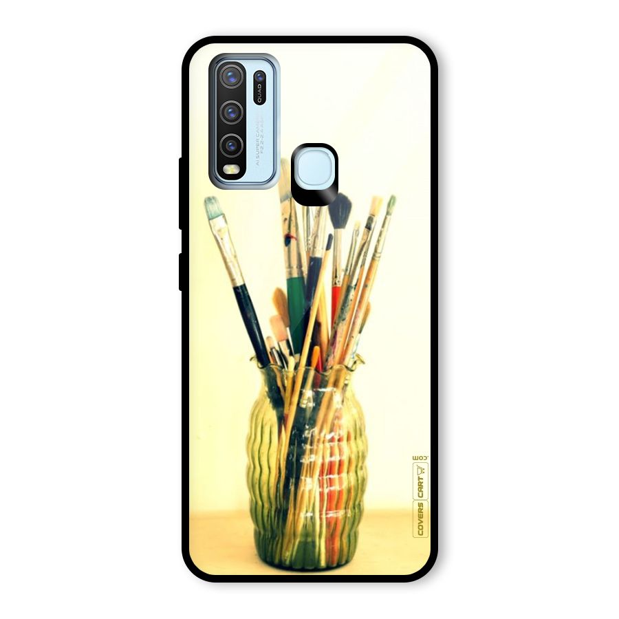 Paint Vass Glass Back Case for Vivo Y30