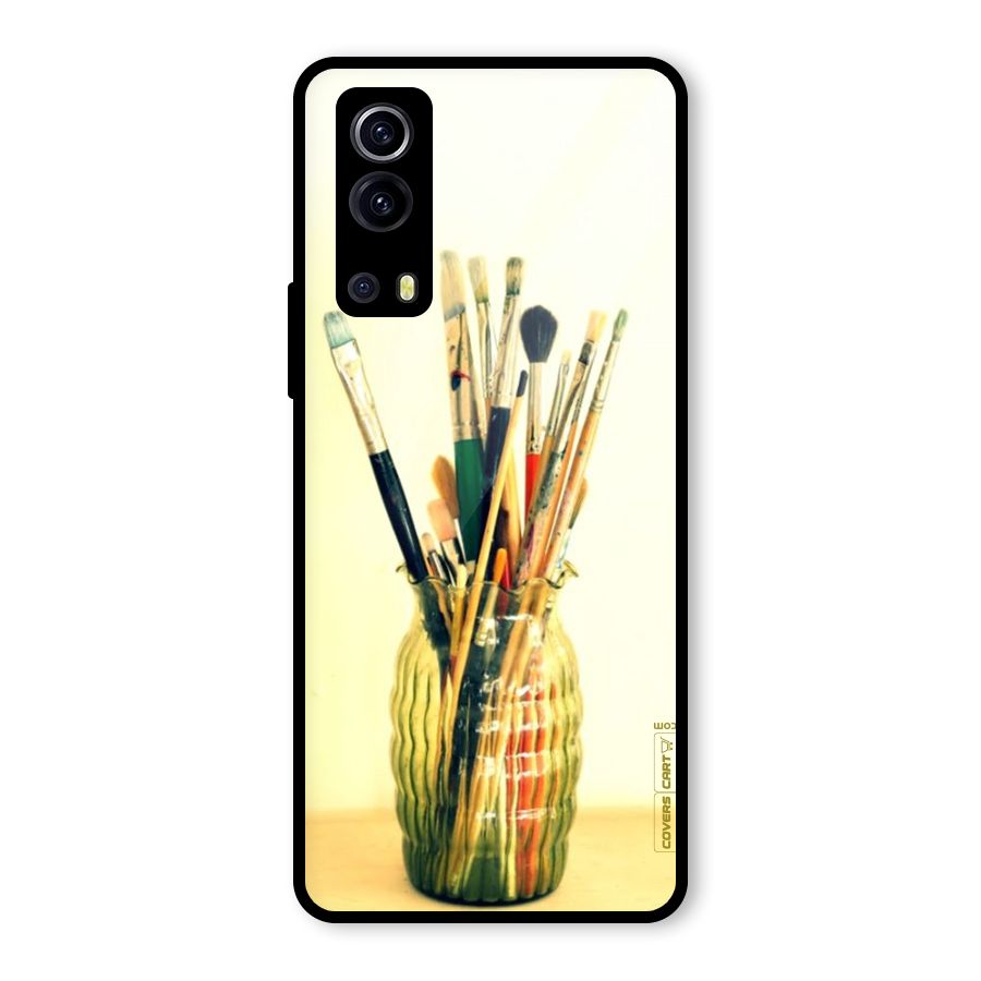 Paint Vass Glass Back Case for Vivo iQOO Z3