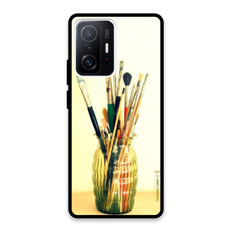 Paint Vass Glass Back Case for Xiaomi 11T Pro