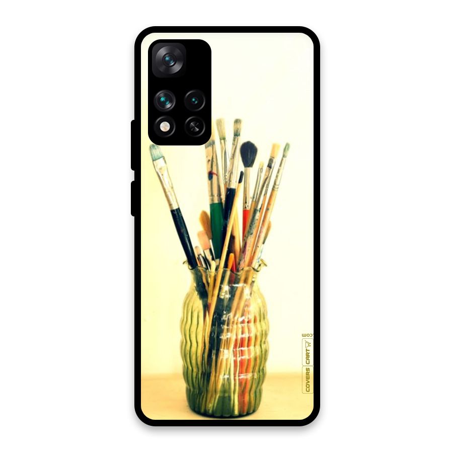 Paint Vass Glass Back Case for Xiaomi 11i HyperCharge 5G