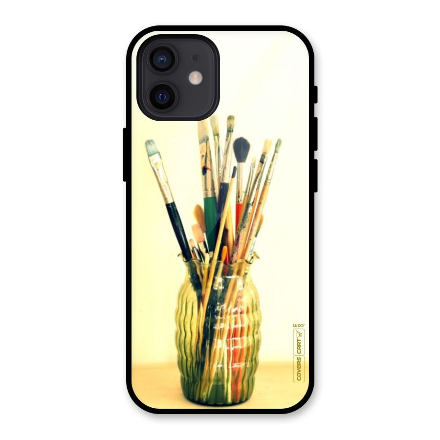 Paint Vass Glass Back Case for iPhone 12