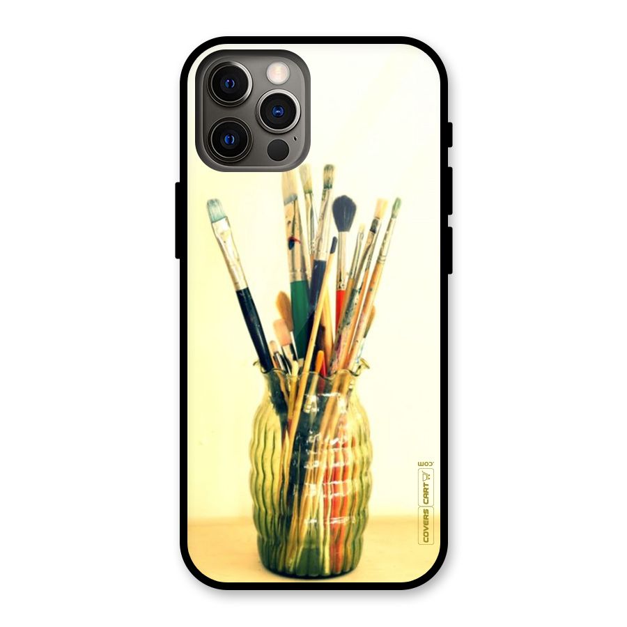 Paint Vass Glass Back Case for iPhone 12 Pro