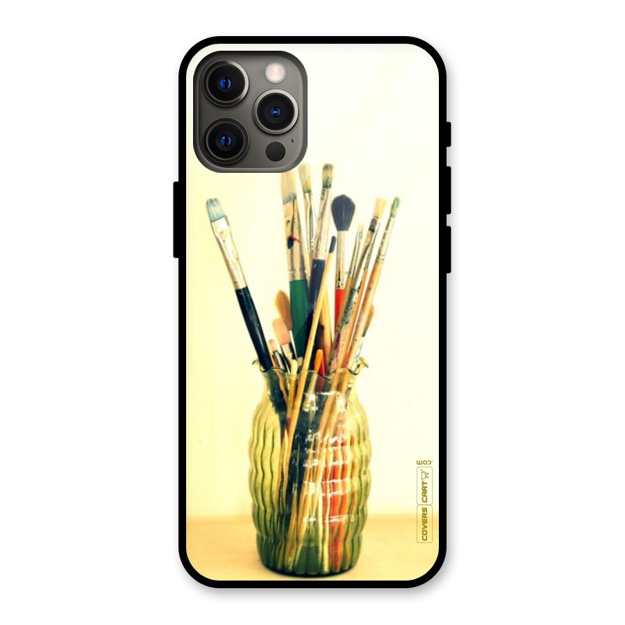 Paint Vass Glass Back Case for iPhone 12 Pro Max