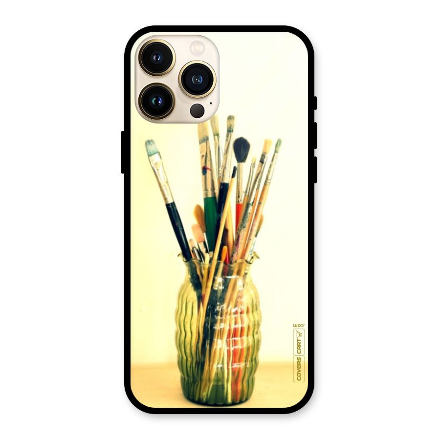 Paint Vass Glass Back Case for iPhone 13 Pro Max