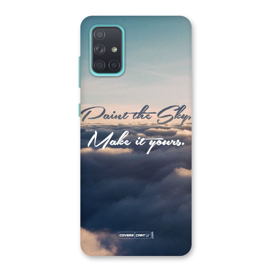 Paint the Sky Back Case for Galaxy A71