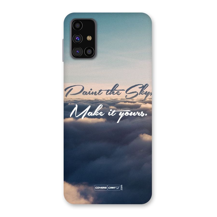 Paint the Sky Back Case for Galaxy M31s