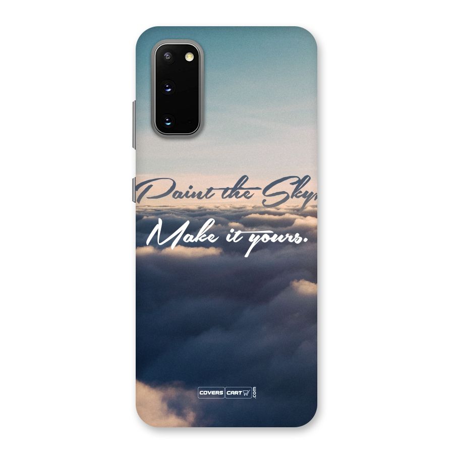 Paint the Sky Back Case for Galaxy S20