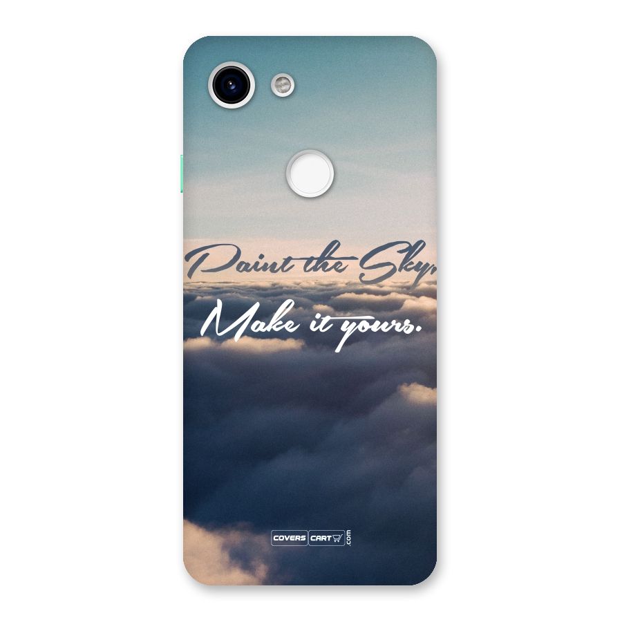 Paint the Sky Back Case for Google Pixel 3