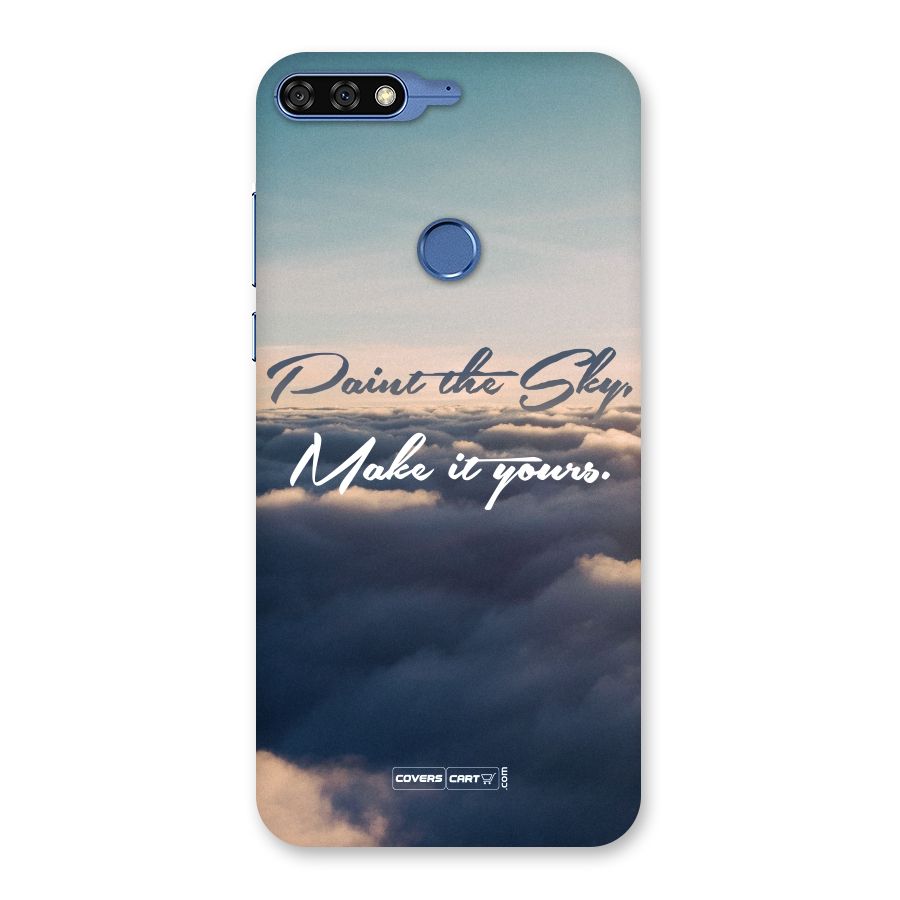 Paint the Sky Back Case for Honor 7C