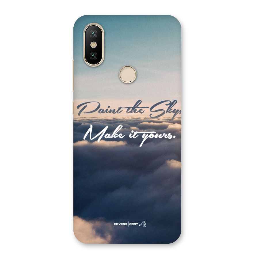 Paint the Sky Back Case for Mi A2