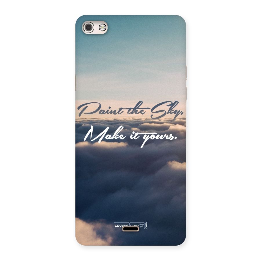 Paint the Sky Back Case for Micromax Canvas Silver 5