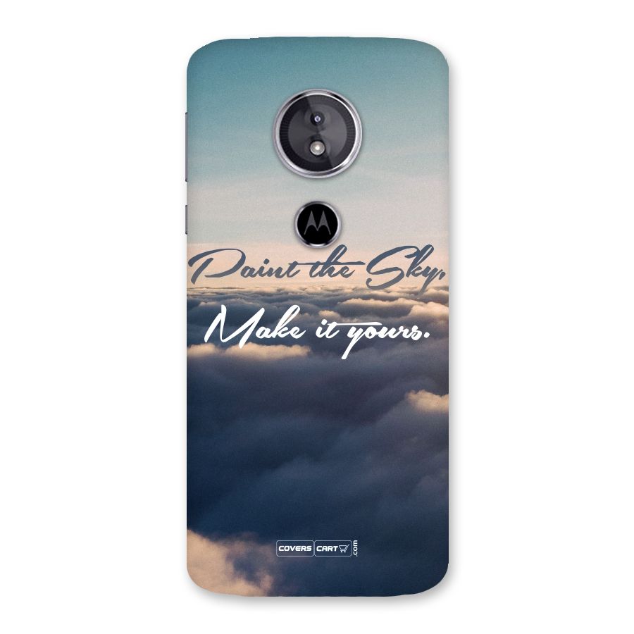 Paint the Sky Back Case for Moto E5
