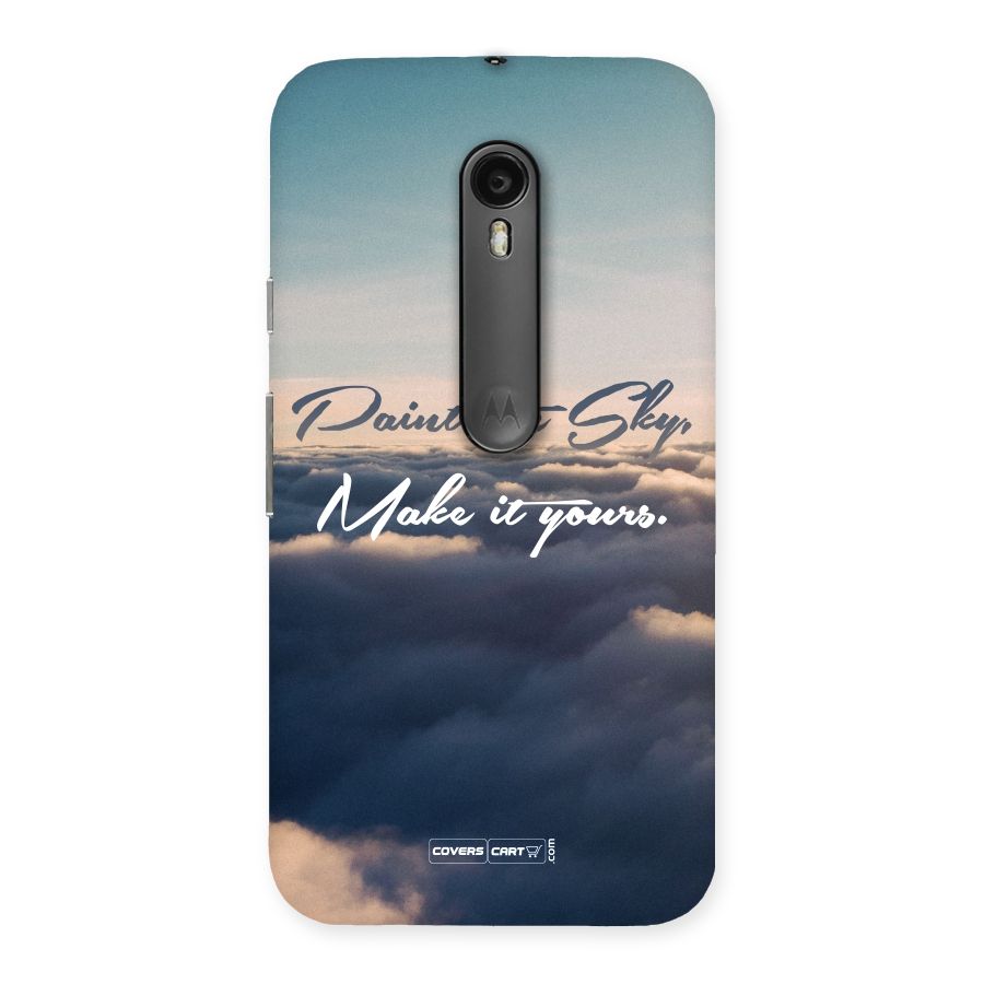 Paint the Sky Back Case for Moto G Turbo