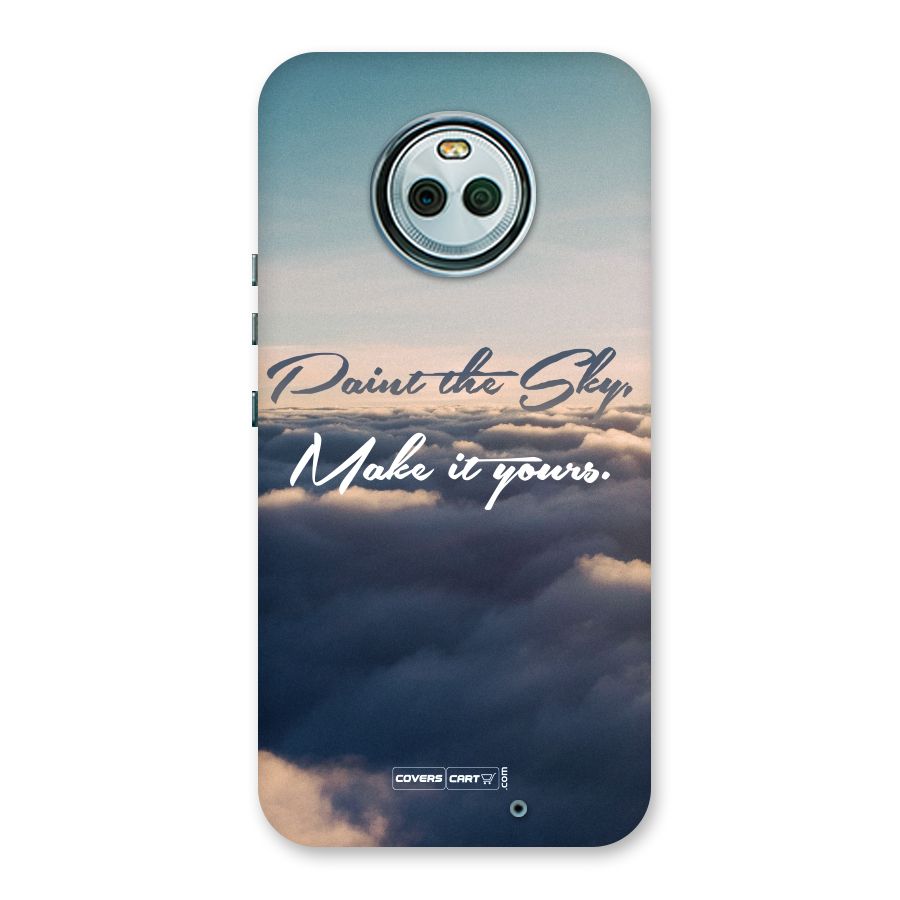 Paint the Sky Back Case for Moto X4