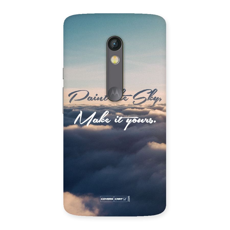 Paint the Sky Back Case for Moto X Play