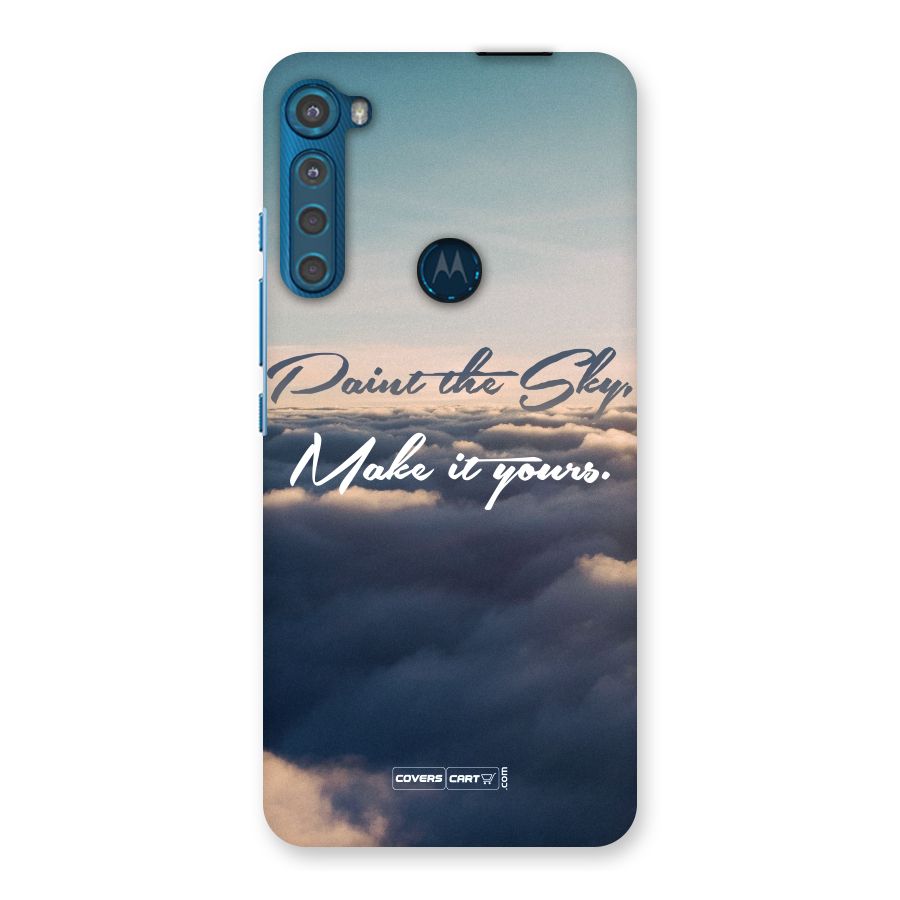 Paint the Sky Back Case for Motorola One Fusion Plus