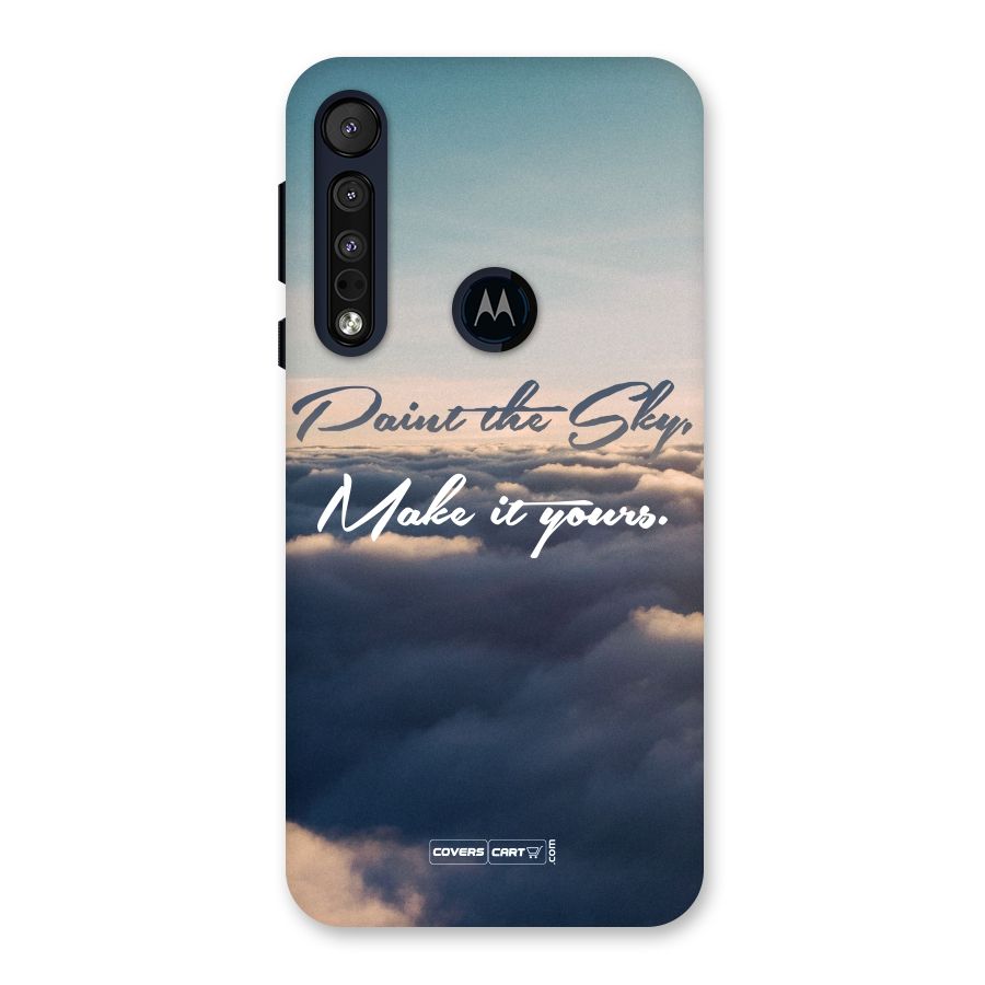 Paint the Sky Back Case for Motorola One Macro