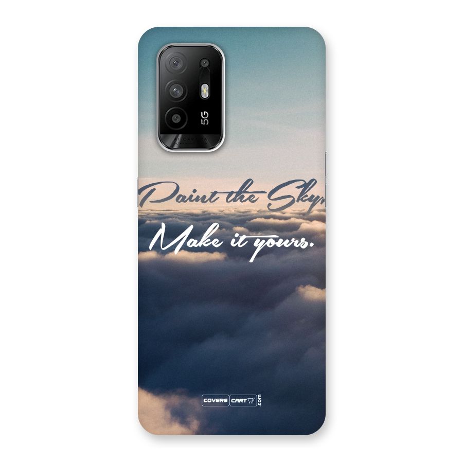 Paint the Sky Back Case for Oppo F19 Pro Plus 5G